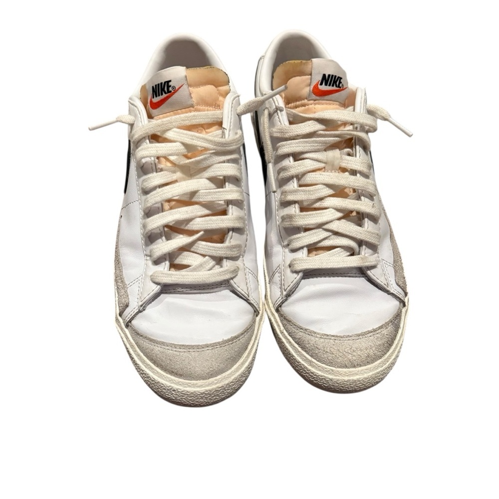 Nike Blazer Low '77 vintage White Black sail Men's Size 10 retro sneaker shoes - Picture 2 of 8